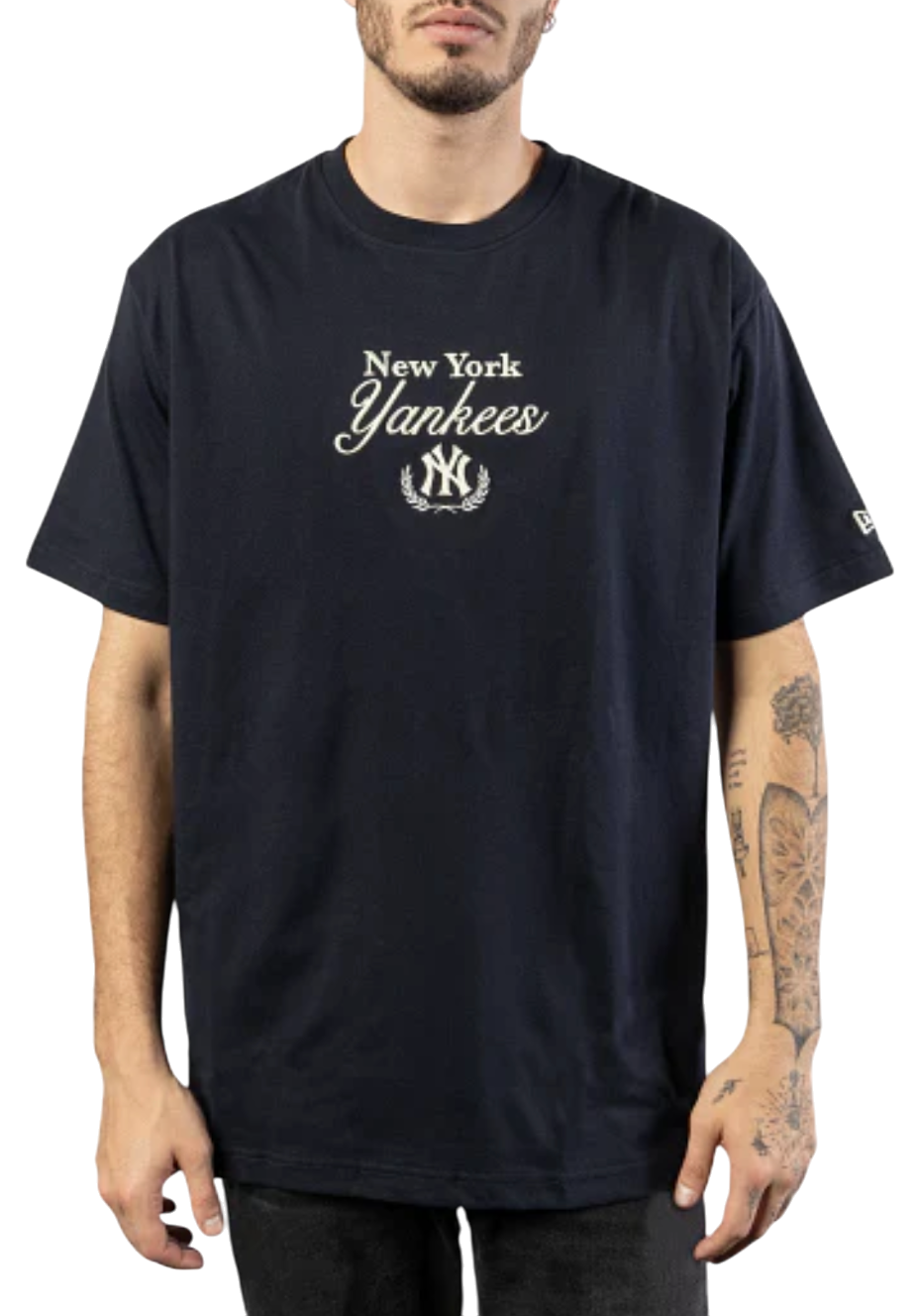 Tričko New Era New York Yankees Book Club T-Shirt Navy | 60426096-60426096, 0