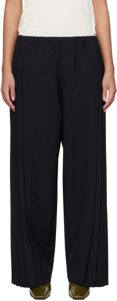 Nohavice UNDERCOVER UNDERCOVER Pleated Trousers Čierna | UP1E1501, 0
