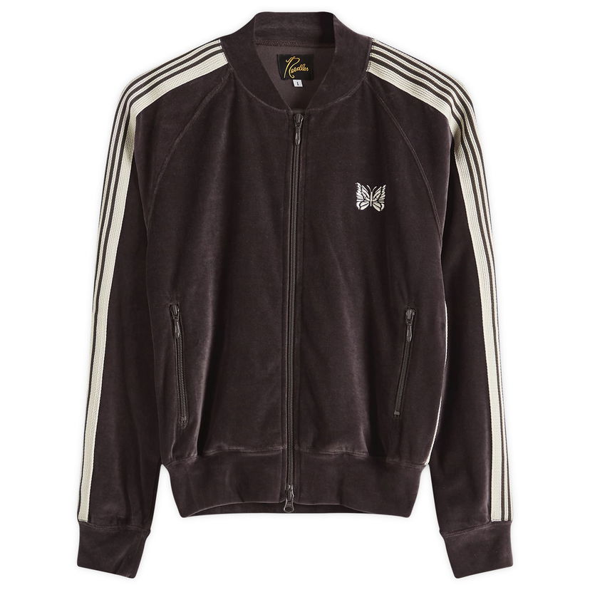 Bomber bunda Needles Needles Women's Rib Collar Track Jacket, Size L Fialová | QV319-B