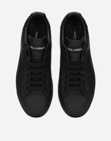 Tenisky a topánky Dolce & Gabbana Calfskin Portofino Čierna | CS1772A106580999, 3