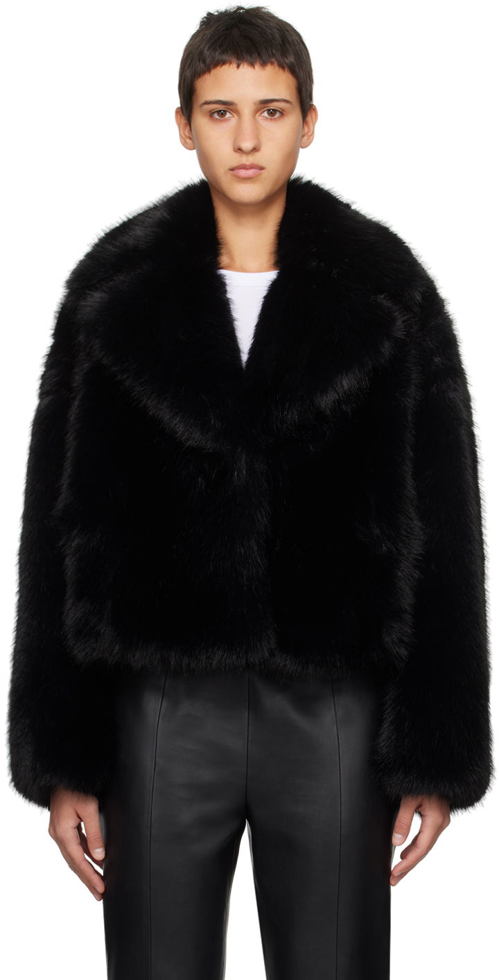 Samara Faux-Fur Cropped Jacket