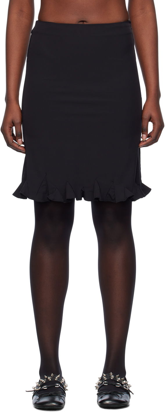 Sukňa We11done We11done Flared Midi Skirt Čierna | WD-SK0-24-271-W-BK, 0