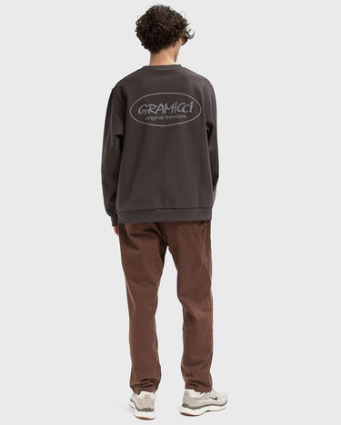 Mikina GRAMICCI Original Freedom Crewneck Sweatshirt Hnedá | G5FU-J093-DEEP-BROWN, 2
