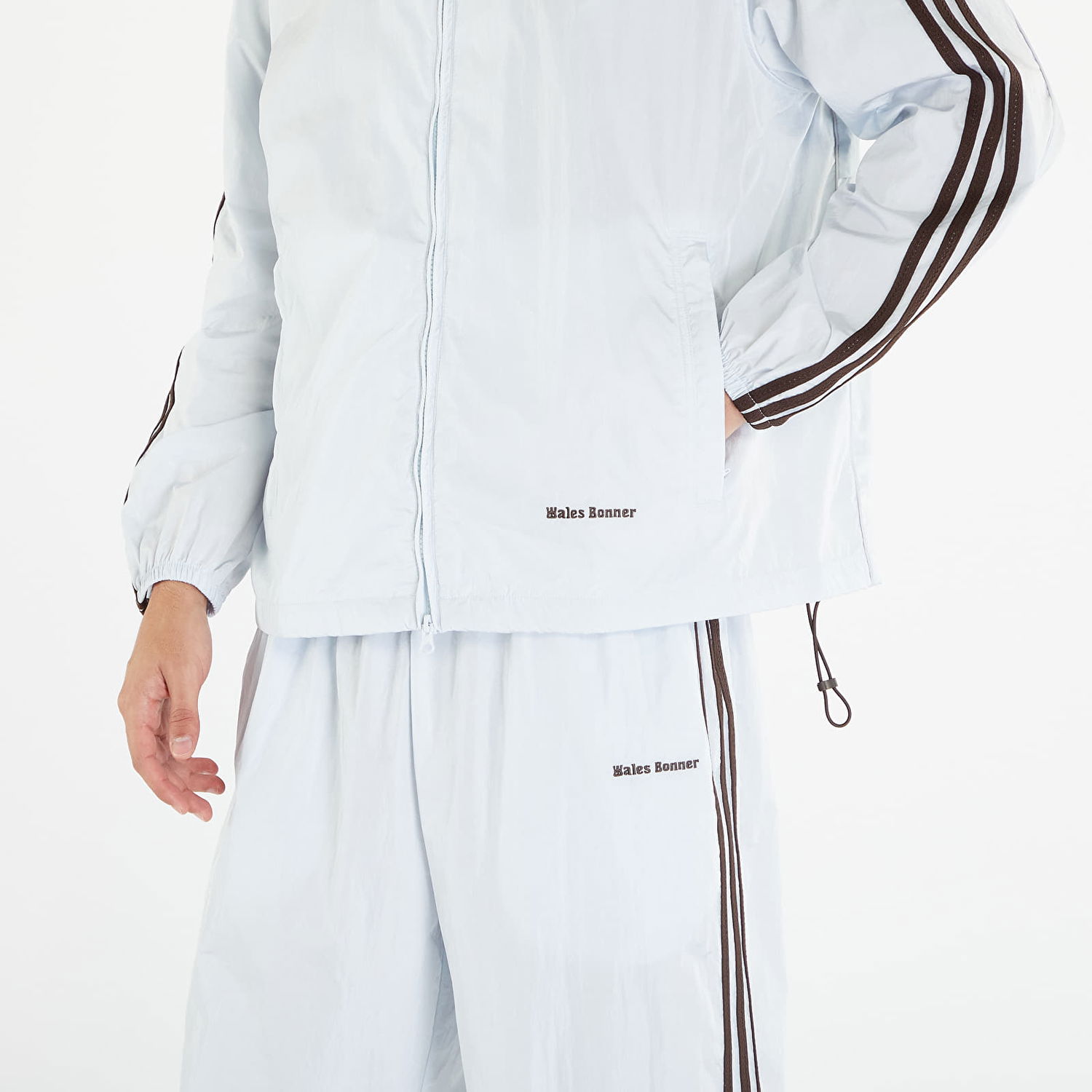 Vetrovka adidas Originals Wales Bonner x Nylon Track Top "Blue Tint" Biela | IT9783, 1