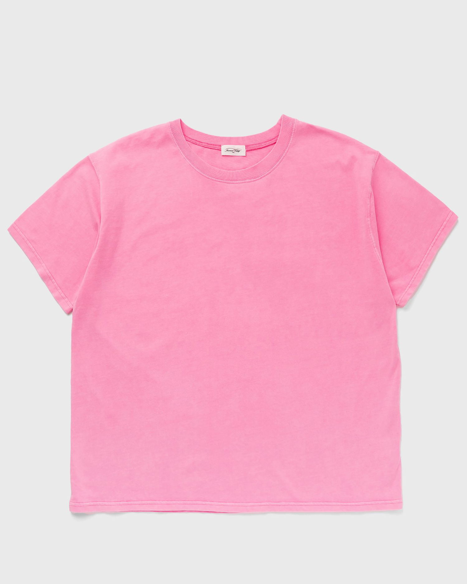 Tričko American Vintage Fizvalley Pink Short Sleeve T-Shirt Ružová | FIZ02AE24-ROSE-FLUO, 0