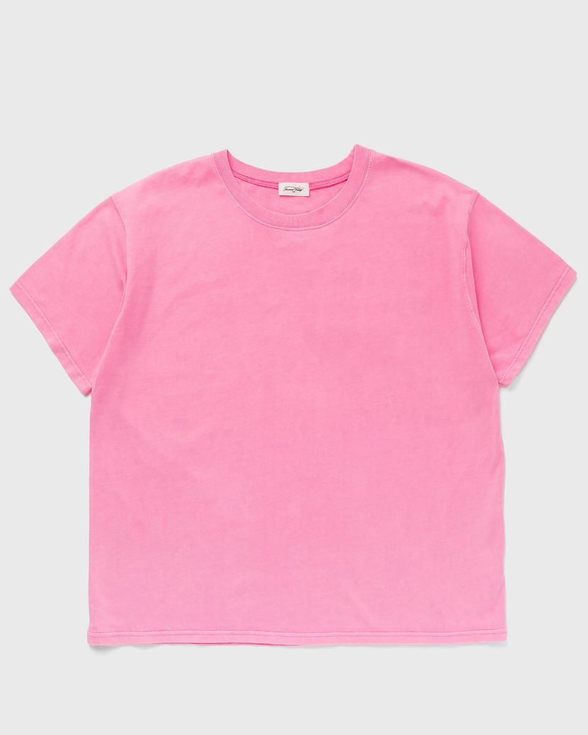 Tričko American Vintage Fizvalley Pink Short Sleeve T-Shirt Ružová | FIZ02AE24-ROSE-FLUO