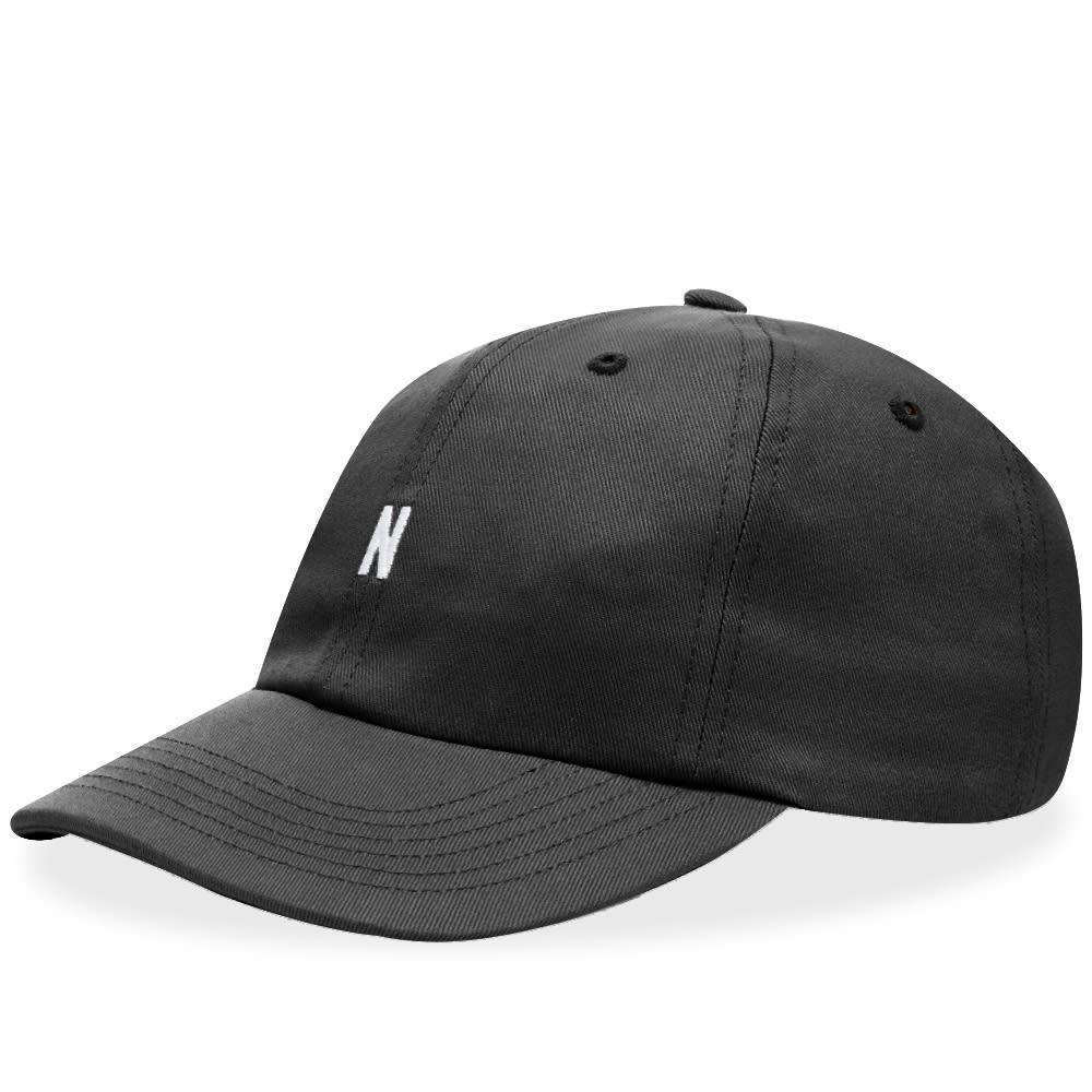Šiltovka NORSE PROJECTS Twill Sports Cap Čierna | N80-0001-9999, 0
