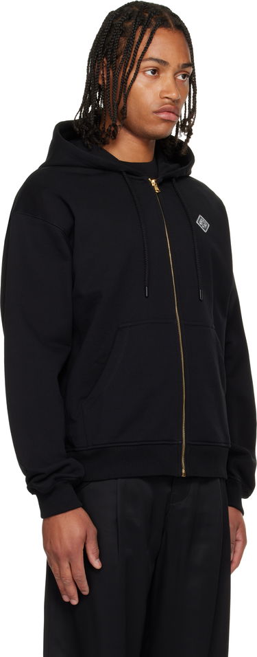 Mikina Casablanca 'Casa' Chrome Full Zip Hoodie Čierna | M-AW25-JTP-408-02, 1