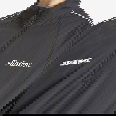 Vetrovka Neighborhood Malbon Golf Quarter Zip Jacket, Size Large Čierna | 251TS54N-JKM02-BLK, 5