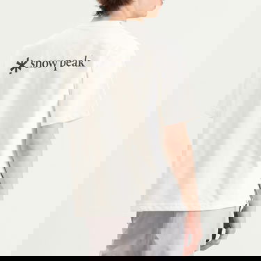 Tričko Snow Peak Snow Peak Back Printed Logo T-Shirt, Size Small Biela | NSD-TS-25AU004-OFW, 3
