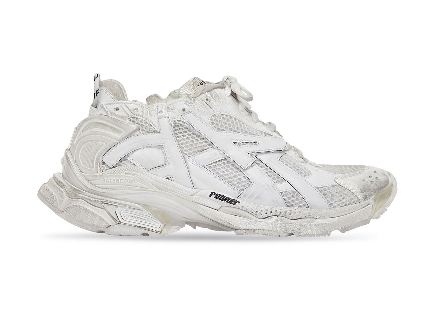 Balenciaga Runner Leather Free White