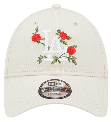 Šiltovka New Era Los Angeles Dodgers 9FORTY Flower Adjustable Cap Béžová | 60298812, 1