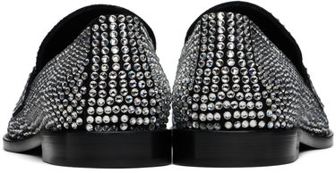 Doplnky Amina Muaddi Amina Muaddi Tilda Crystal Loafers Čierna | TILDA CRYSTAL LOAFER SUEDE, 1