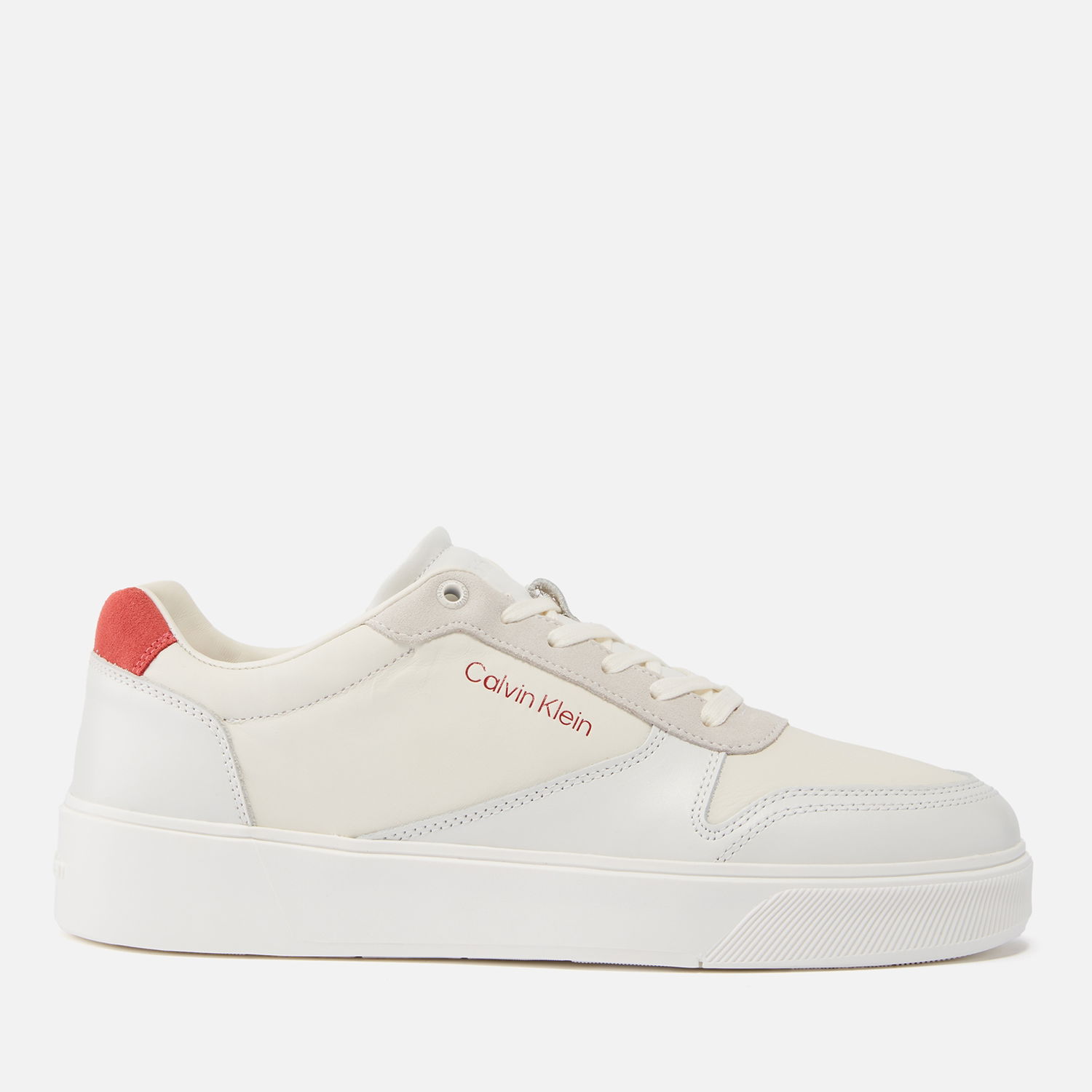 Tenisky a topánky CALVIN KLEIN Men's Leather Chunky Sole Trainers Biela | HM0HM01402, 0
