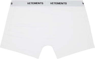 Boxerky VETEMENTS Vetements Logo-Woven Boxer Briefs Biela | MA66UN120W, 1