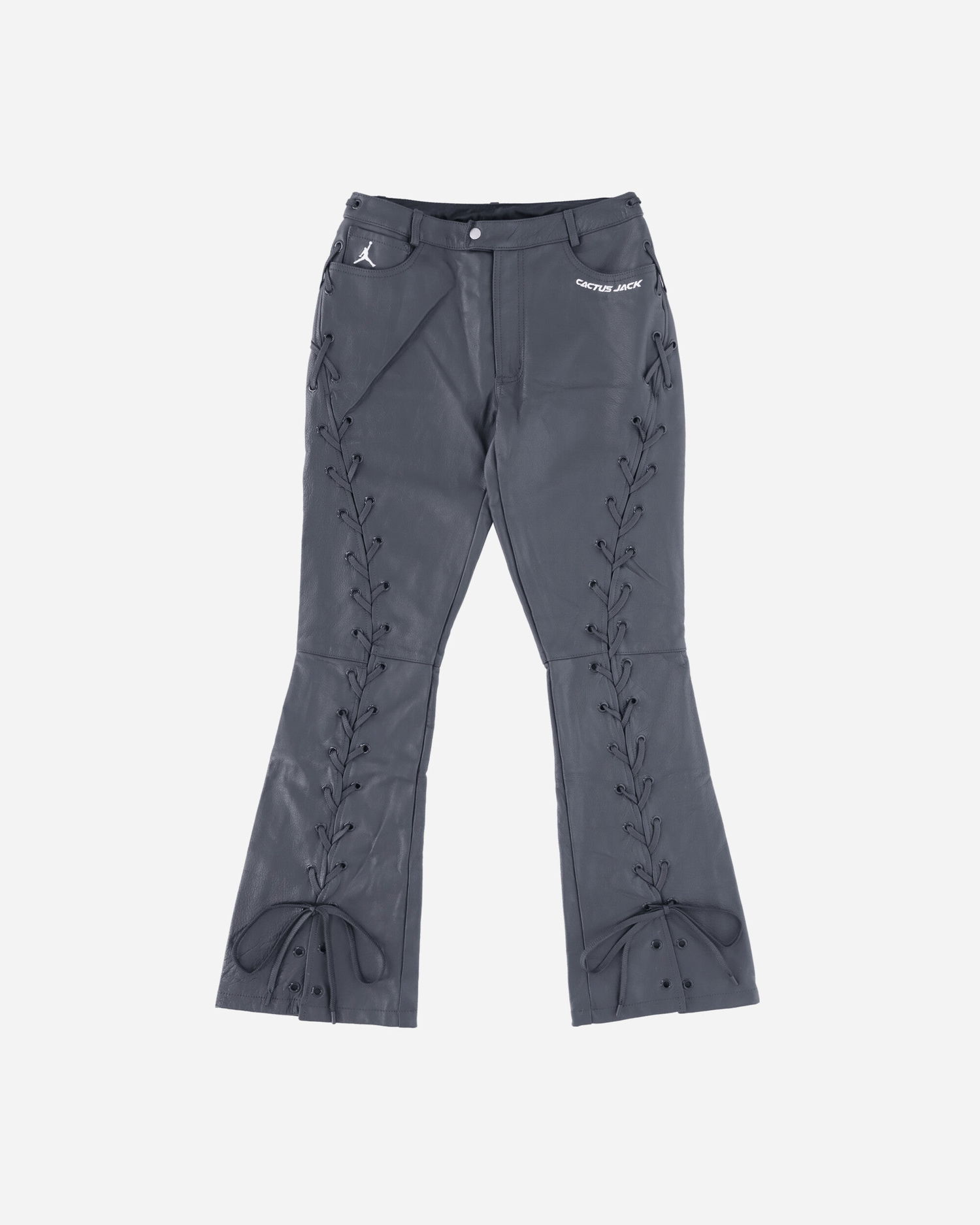 Nohavice Jordan x Travis Scott Leather Lace Trousers Šedá | DX6170-070, 0