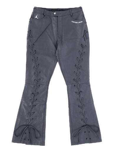 Nohavice Jordan x Travis Scott Leather Lace Trousers Šedá | DX6170-070