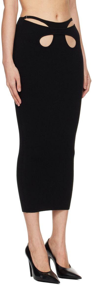 Sukňa Dion Lee Cutout Detail Knit Midi Skirt Šedá | A7784PS24, 4