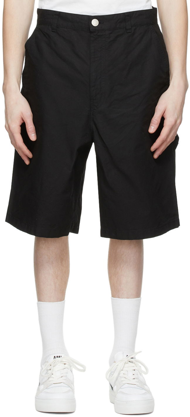 Šortky AMI Cotton Shorts Čierna | HSO401.220, 0