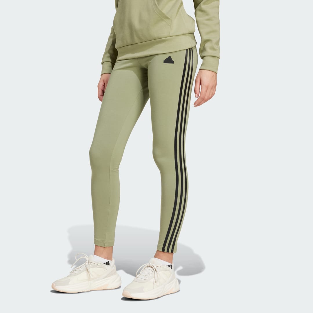 Legíny adidas Performance Future Icons 3-Stripes Leggings Zelené | IW5291, 0