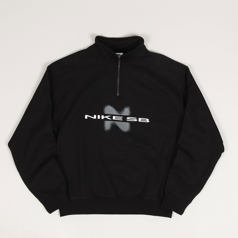 Mikina Nike SB Y2k Zip Crewneck Čierna | FB8562-010