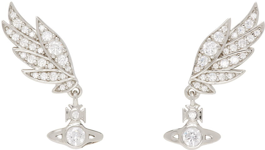 Náušnice Vivienne Westwood Vivienne Westwood Dawna Wing Drop Earrings Metalická | 6201034L-01P102-SM, 0