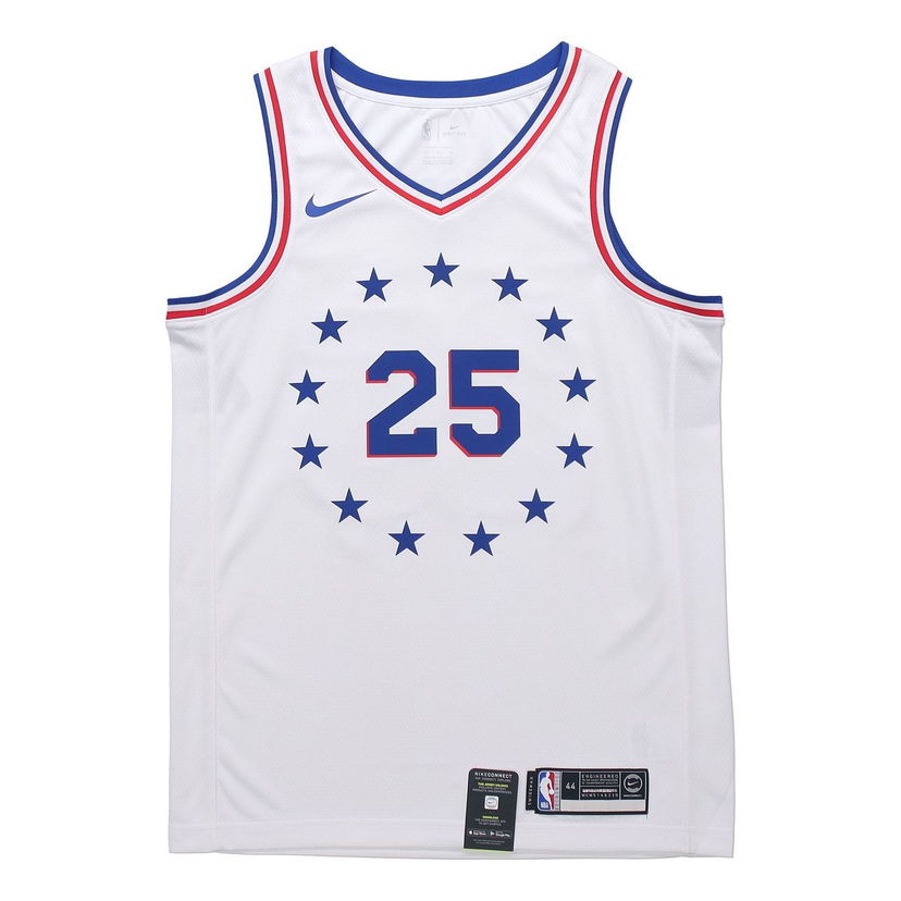 Dres Nike Philadelphia 76Ers Earned City Edition Swingman  Jersey Biela | BQ1173-100