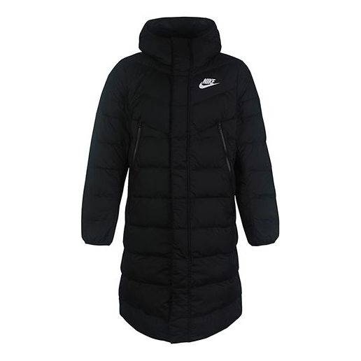 Prešívaná bunda Nike Hooded Down Jacket Čierna | CU0281-010, 0