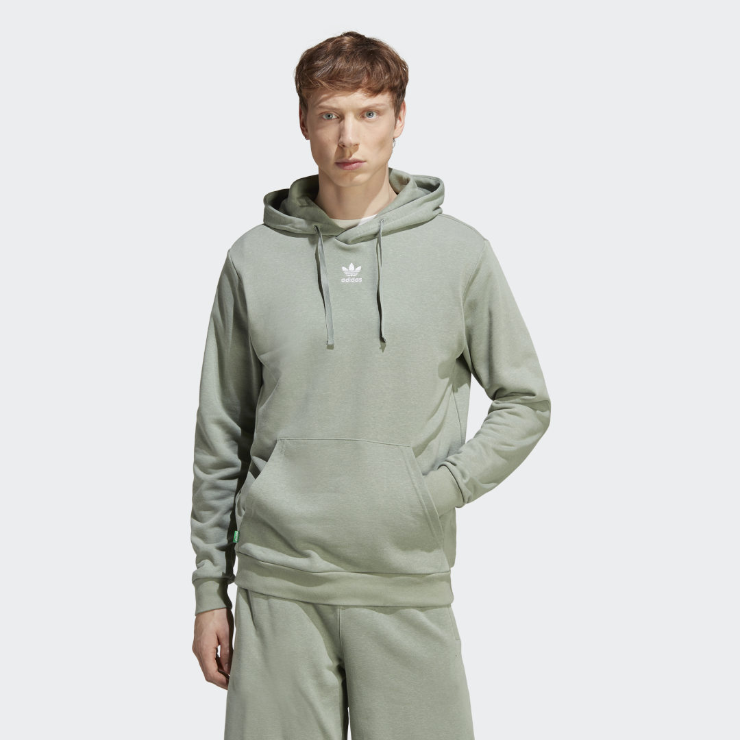 Mikina adidas Originals Mikina Essentials+ Made With Hemp Hoodie Zelené | HR2962, 0