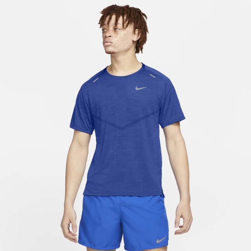 Tričko Nike Dri-FIT ADV Techknit Ultra Short-Sleeve Running Top Modrá | CZ9046-451, 0