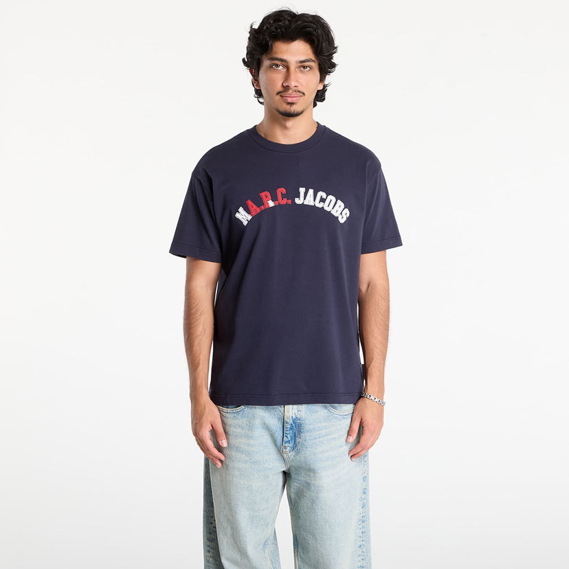 Tričko A.P.C. A.P.C. x Marc Jacobs Boxy Fit Tee Navy | COHKS-H26554 IAK