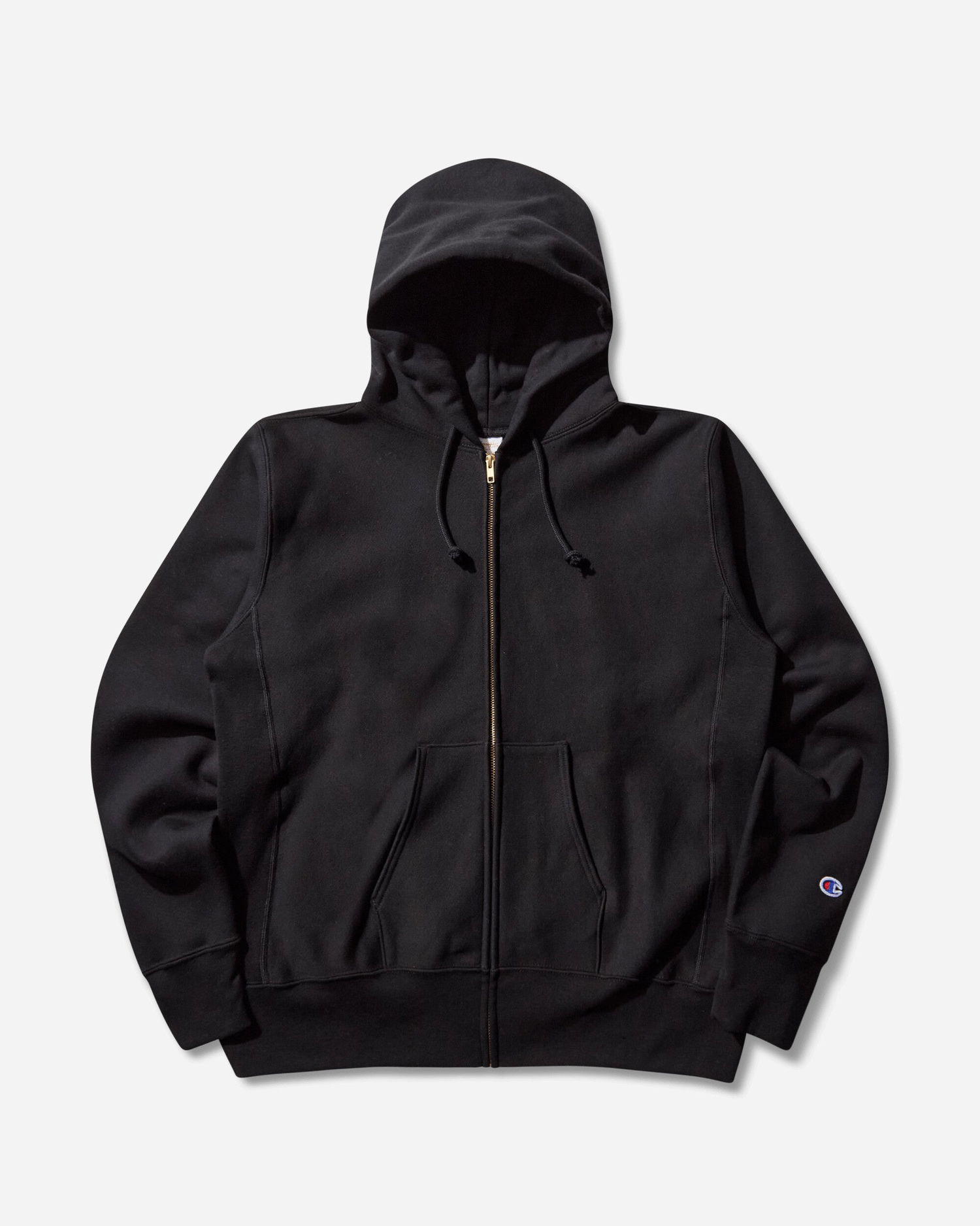 Mikina Champion Made in USA Reverse Weave Zipped Hoodie Čierna | 221583 X090, 0