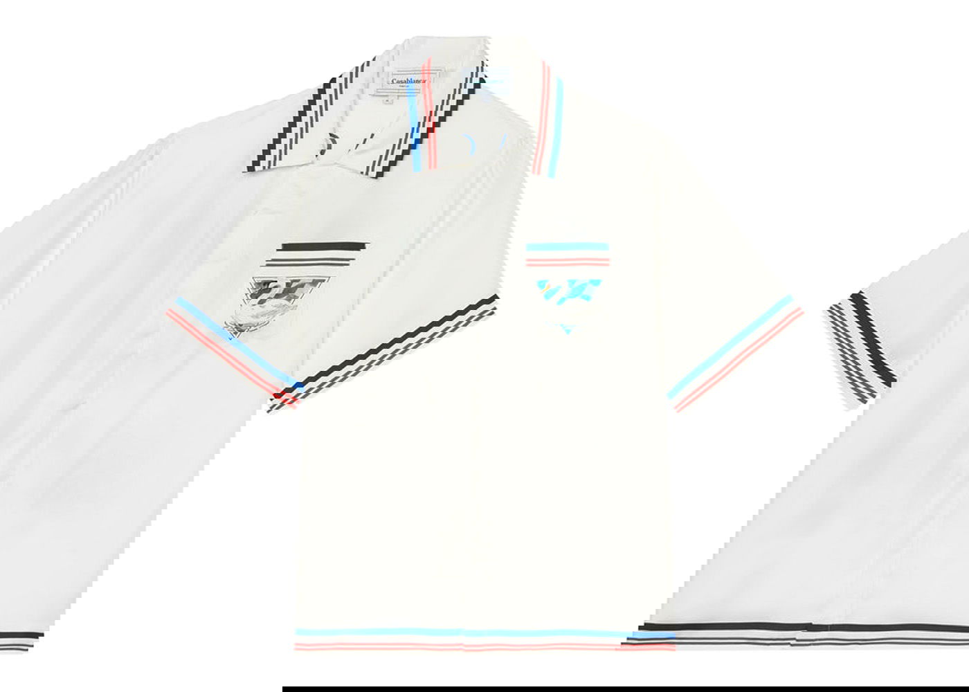 Košeľa Casablanca Par Avion Silk Shirt Biela | MF22SH00302, 0