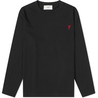 Tričko AMI Small A Heart T-Shirt Čierna | UTS205-726-001, 1