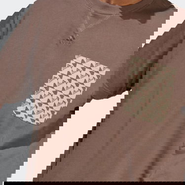 Tričko adidas Originals ALL SZN x Logomania Tee Hnedá | IM1271, 5