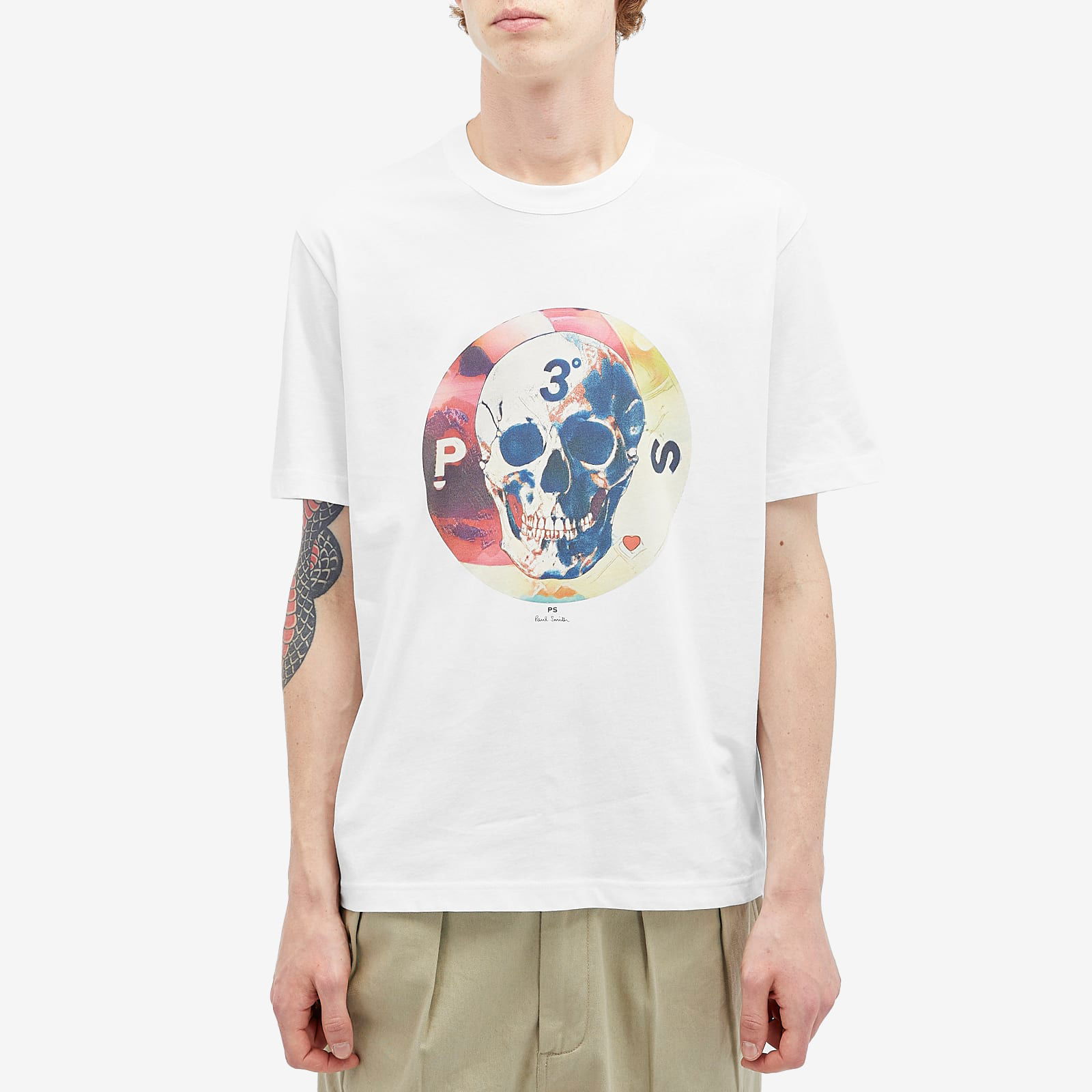 Paul Smith Skull Graphic Tee, Size L