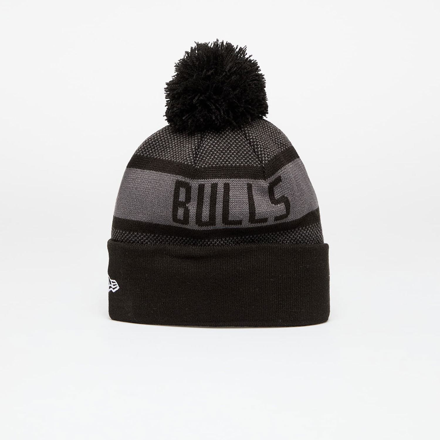Kulicha New Era Chicago Bulls Knit Medium NBA Jake Cuff Beanie Čierna | 60565217, 1