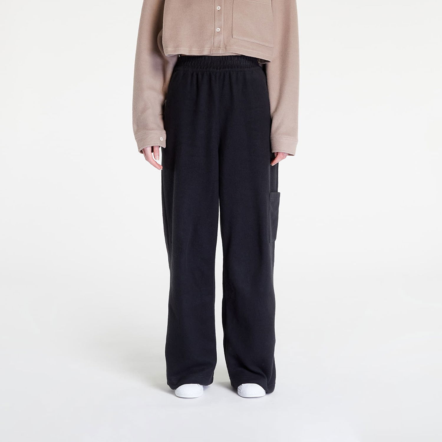 Tepláky Reebok Classics Reverse Fleece Wide Leg Pants Čierna | HT7838, 0