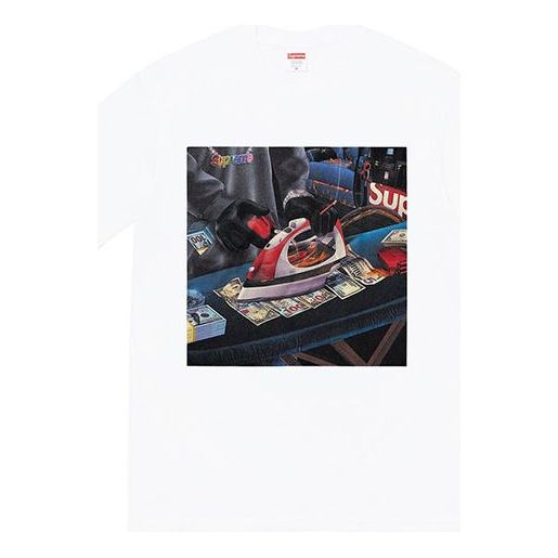 Tričko Supreme Gas Pattern Printed Short Sleeve T-Shirt Biela | SUP-SS22-008, 0