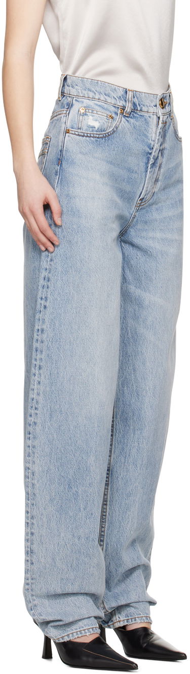 Džínsy ZIMMERMANN Zimmermann Natura Oversize Barrel Jeans Modrá | 9212PS241, 1