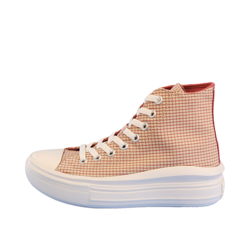 Tenisky a topánky Converse Chuck Taylor All-Star Move Platform Hi "Checkered Rhubarb Pie" W Ružová | A05130C