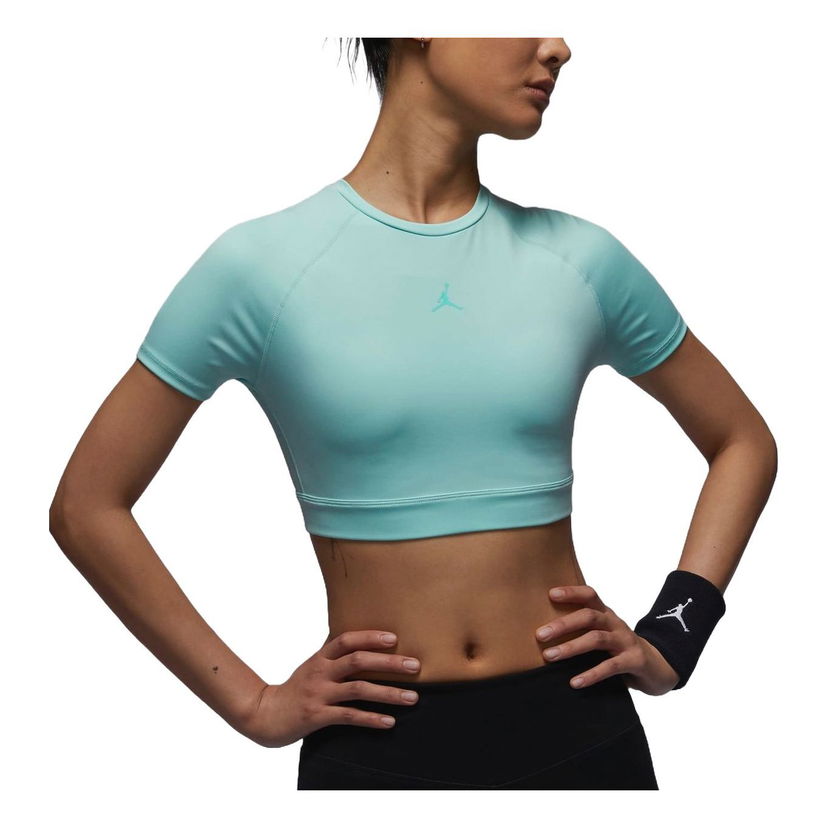 Crop Top Jordan Sport Bodycon Performance Crop Top Tyrkysová | FV6928-368