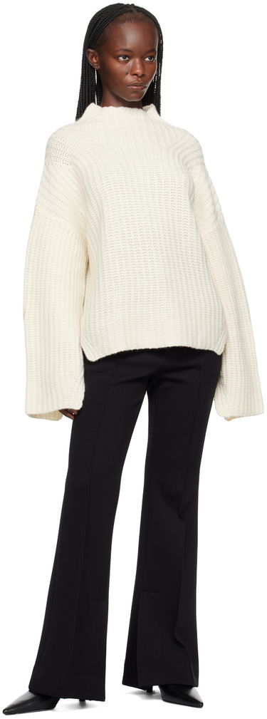 Sveter Loulou de Saison Loulou de Saison Bera Turtleneck Sweater Biela | BERA, 3