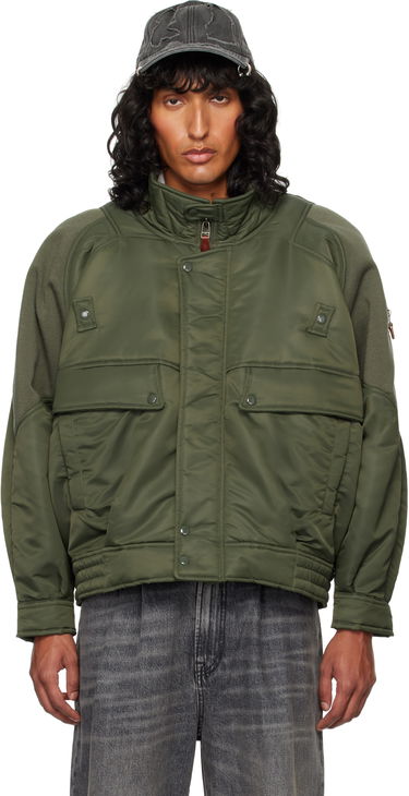 Bomber bunda R13 R13 Ribbed Flight Bomber Jacket Zelené | R13MR329 R436A, 0