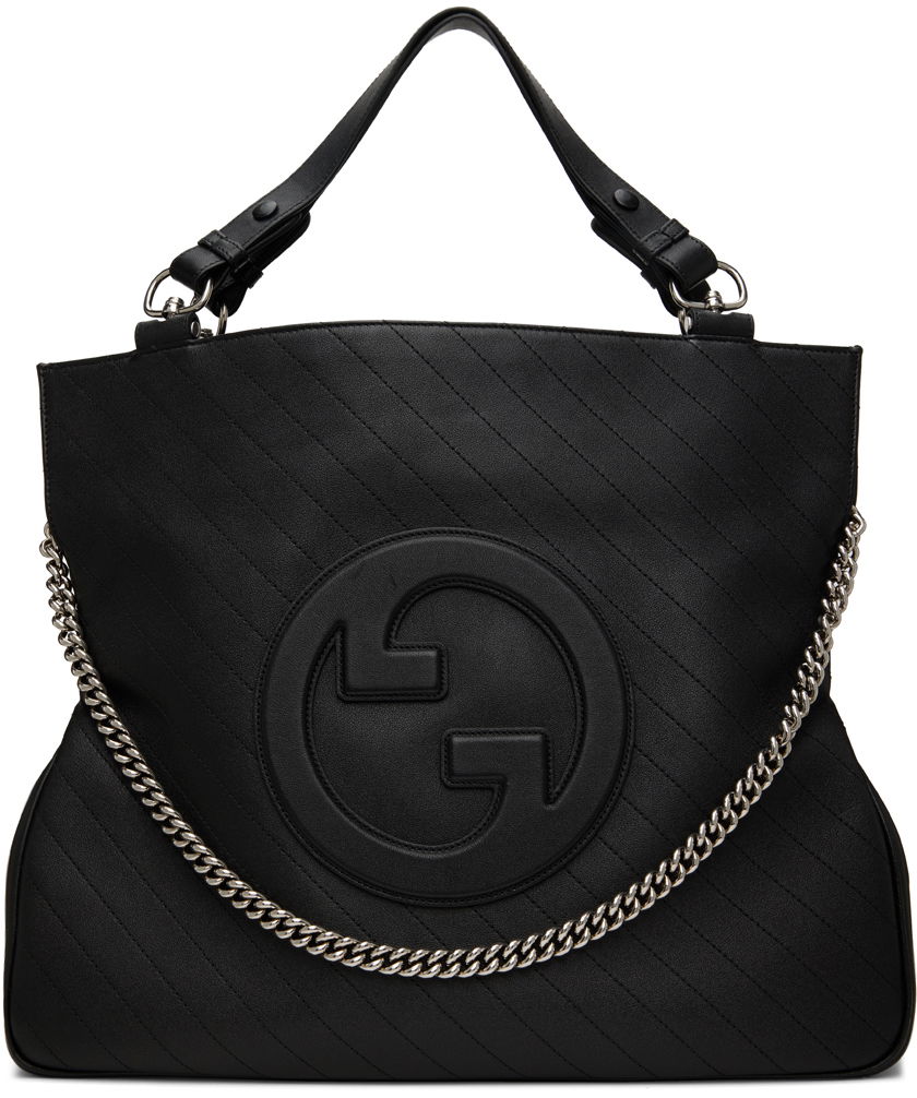 Tote bag Gucci Medium Blondie Tote Bag Čierna | 751516 1AAOW, 0
