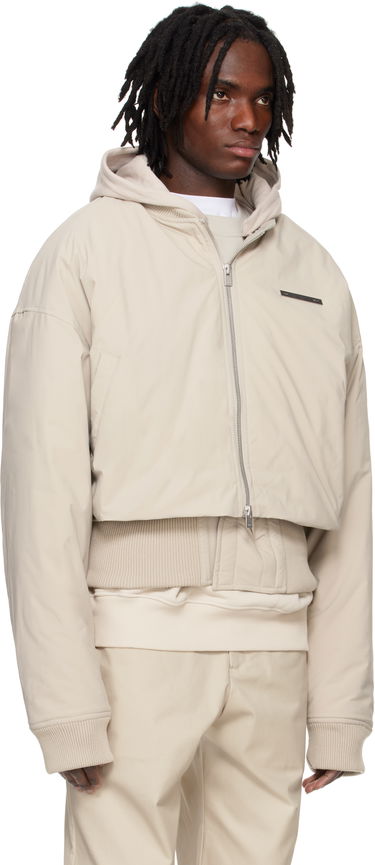 Bomber bunda HELIOT EMIL Heliot Emil Pneumatic Cropped Bomber Jacket Béžová | PRESS25_M_02_100_ST18_CO, 1