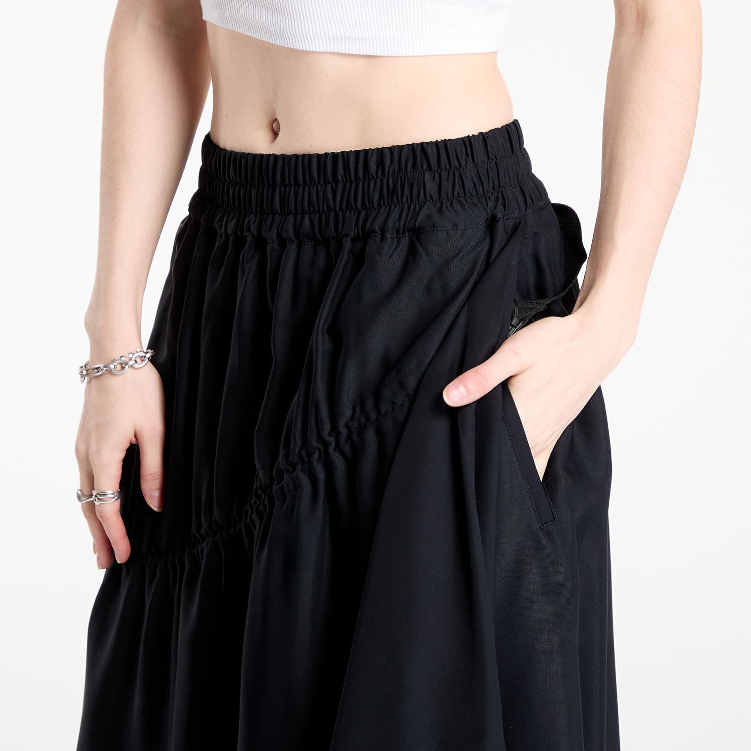 Sukňa Y-3 Y-3 Twill Skirt Čierna | JX4753, 1