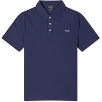 Polo tričko A.P.C. Carter Logo Polo Tee Navy | COGWZ-H26342-IAK, 1