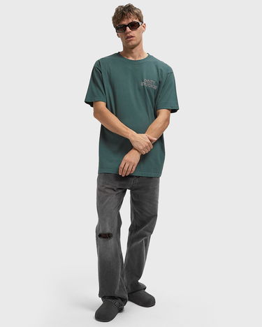 Tričko OBEY Obey Studios Outline T-Shirt Zelené | 167924095-RFR, 1