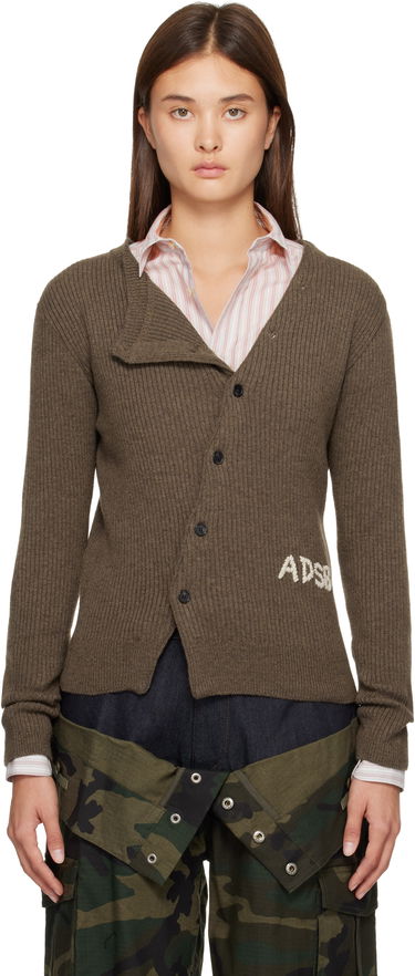 Sveter Andersson Bell Hand Stitched Basic Cardigan Hnedá | atb1400w, 0